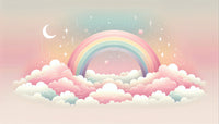 Échantillon, Design A0007, Papier peint panoramique Arc en Ciel Bébé - Collection 2 - Sur mesure