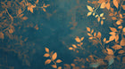 Design A0015 — Botanique Feuilles Dorées — design seul — Novomur