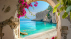 Design A0021 — Paysage Plage et Mer — design seul — Novomur