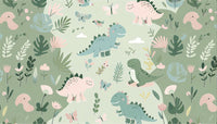 Échantillon, Design A0027, Papier peint panoramique Dinosaures Enfant - Sur mesure