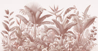 Échantillon, Design A0032, Papier peint panoramique Cerisier Blanc et Prunier - Sur mesure