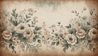 Design A0042 — Floral Pivoines et Roses - Collection 1 — design seul — Novomur
