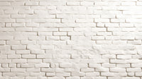 Échantillon, Design A0057, Papier peint panoramique Brique Blanche - Sur mesure
