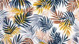 Échantillon Papier peint Palmier Tropical Vert - Collection 4 - Sur mesure — A0064