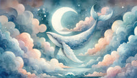 Échantillon, Design A0070, Papier peint panoramique Ciel Nocturne Enfant - Collection 1 - Sur mesure
