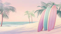 Échantillon, Design A0074, Papier peint panoramique Paysage Plage et Mer - Sur mesure