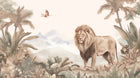 Design A0076 — Safari Savane Aquarelle — design seul — Novomur