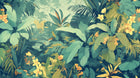 Design A0077 — Jungle Tropicale Dense Aquarelle — design seul — Novomur