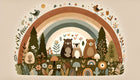 Design A0089 — Animaux Forêt — design seul — Novomur