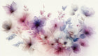 Design A0121 — Floral Pivoines et Roses - Collection 1 — design seul — Novomur