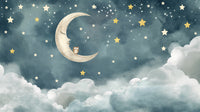 Échantillon, Design A0126, Papier peint panoramique Ciel Nocturne Enfant - Collection 2 - Sur mesure