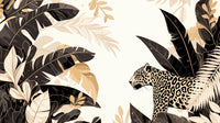 Échantillon, Design A0142, Papier peint panoramique Safari Savane Aquarelle - Sur mesure