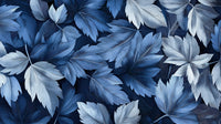 Échantillon, Design A0148, Papier peint panoramique Botanique Feuilles Sombres - Sur mesure