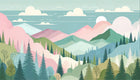 Design A0169 — Forêt Pins et Sapins - Collection 2 — design seul — Novomur