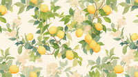 Échantillon, Design A0178, Papier peint panoramique Fruits Agrumes - Collection 1 - Sur mesure