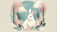 Échantillon, Design A0183, Papier peint panoramique Animaux Forêt - Sur mesure