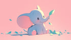 Design A0193 — Safari Bébé Pastel — design seul — Novomur