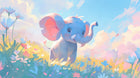 Design A0195 — Safari Bébé Pastel — design seul — Novomur