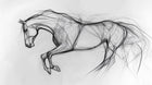 Design A0208 — Chevaux — design seul — Novomur
