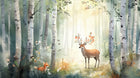 Design A0211 — Animaux Forêt — design seul — Novomur