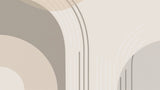 Échantillon Papier peint Art Abstrait Bauhaus Beige - Collection 1 - Sur mesure — A0216