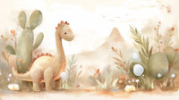 Échantillon, Design A0236, Papier peint panoramique Dinosaures Enfant - Sur mesure