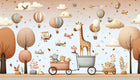 Design A0259 — Safari Savane Aquarelle — design seul — Novomur