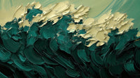 Échantillon, Design A0260, Papier peint panoramique Art Abstrait Vagues et Lignes - Sur mesure