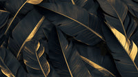 Échantillon, Design A0267, Papier peint panoramique Palmier Tropical Vert - Collection 1 - Sur mesure