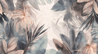 Échantillon, Design A0271, Papier peint panoramique Palmier Tropical Vert - Collection 4 - Sur mesure