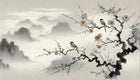 Design A0283 — Cerisier en Fleurs — design seul — Novomur