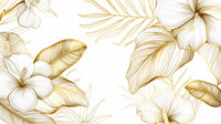 Échantillon, Design A0290, Papier peint panoramique Floral Petites Fleurs - Sur mesure