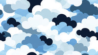 Échantillon, Design A0309, Papier peint panoramique Ciel Nocturne Enfant - Collection 2 - Sur mesure
