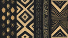 Design A0338 — Ethnique Tribal Africain — design seul — Novomur