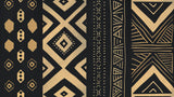 Échantillon Papier peint Ethnique Tribal Africain - Sur mesure — A0338