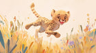 Design A0374 — Safari Bébé Pastel — design seul — Novomur