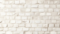 Échantillon, Design A0419, Papier peint panoramique Brique Blanche - Sur mesure