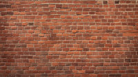Échantillon, Design A0422, Papier peint panoramique Brique Rouge - Sur mesure