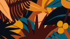 Design A0509 — Palmier Tropical Vert - Collection 3 — design seul — Novomur