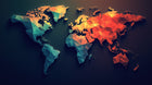 Design A0581 — Carte du Monde — design seul — Novomur