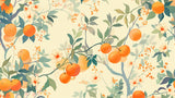 Échantillon Papier peint Fruits Agrumes - Collection 2 - Sur mesure — A0583
