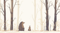 Échantillon, Design A0618, Papier peint panoramique Animaux Forêt - Sur mesure