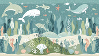 Échantillon, Design A0636, Papier peint panoramique Océan Enfant - Sur mesure