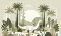 Échantillon, Design A0735, Papier peint panoramique Dinosaures Enfant - Autres motifs - Sur mesure