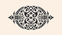 Échantillon, Design A0736, Papier peint panoramique Ethnique Tribal Africain - Sur mesure