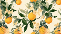 Échantillon, Design A0746, Papier peint panoramique Fruits Agrumes - Collection 2 - Sur mesure