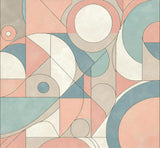 Échantillon Papier peint Géométrique Triangles et Losanges - Collection 1 - Sur mesure — A0758