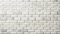 Échantillon, Design A0782, Papier peint panoramique Brique Blanche - Sur mesure