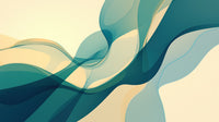 Échantillon, Design A0847, Papier peint panoramique Art Abstrait Vagues et Lignes - Sur mesure