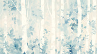 Échantillon, Design A0940, Papier peint panoramique Forêt Bouleaux - Sur mesure
